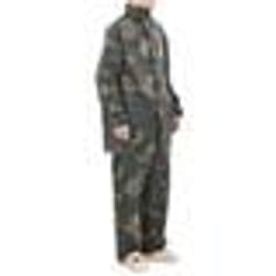 vidaXL Combinaison de pluie avec capuche 2 pcs Hommes Camouflage XXL - 2XL