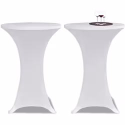 Cette housse de table haute fait la table de bar simple d'une table de fête. Elle est idéale pour la réception ou la célébrat ...