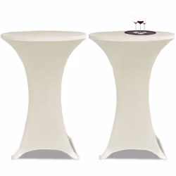 Cette housse de table haute fait la table de bar simple d'une table de fête. Elle est idéale pour la réception ou la célébrat ...