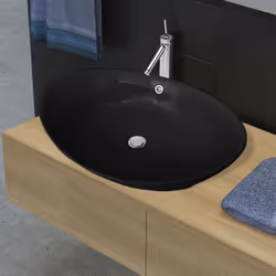 Ce lavabo ovale, fait en céramique de haute qualité, apportera une touche de style à tous les salles de bains. Grâce à sa fin ...