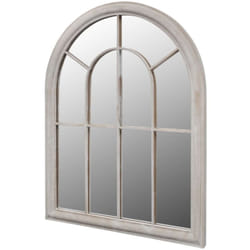 vidaXL Miroir de jardin d'arche rustique 69x89 cm Intérieur/extérieur