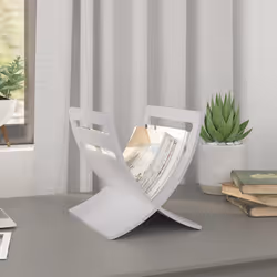 VidaXL 241219 porte-magazines Blanc