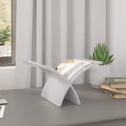 VidaXL 241219 porte-magazines Blanc