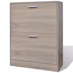 VidaXL 241243 Organisateur pour chaussures Fermé Chêne