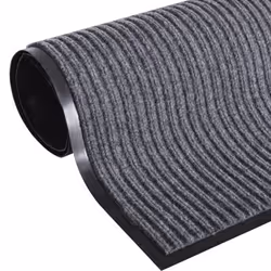 VidaXL 241274 paillasson Paillasson commercial Intérieure Rectangulaire Gris