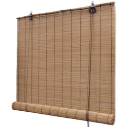 vidaXL Store roulant Bambou Marron 80x160 cm