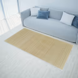 Obtenez le look naturel dans votre salon ! Ce tapis de bambou moderne sera un excellent ajout à n'importe quel décor. Ses ton ...