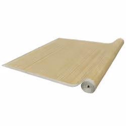 VidaXL 241335 tapis de sol Intérieure Rectangle Bambou, PVC, Polyester, Polypropylène (PP) Bambou