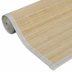 VidaXL 241335 tapis de sol Intérieure Rectangle Bambou, PVC, Polyester, Polypropylène (PP) Bambou - Vue supplémentaire 5
