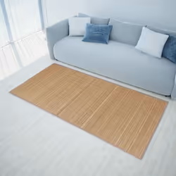 Obtenez le look naturel dans votre salon ! Ce tapis de bambou moderne sera un excellent ajout à n'importe quel décor. Ses ton ...