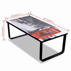 VidaXL 241176 Table à café, latérale et de salon - Vue supplémentaire 7