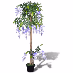 Description générale Ce wisteria artificiel de 120 cm de haut est idéal pour embellir votre entrée, votre salon, votre chambr ...