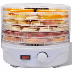 Ce déshydrateur d'aliments avec 6 plateaux transparents sera un excellent supplément à votre cuisine. Avec ce déshydrateur al ...