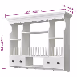 VidaXL 241372 Armoire de rangement de salle à manger et de cuisine - Vue supplémentaire 8