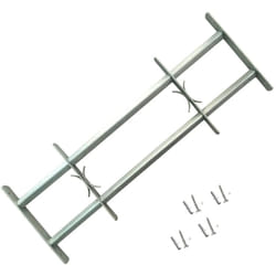 Vidaxl - Grille réglable de sécurité de fenêtres et 2 barres 500-650 mm