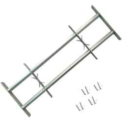 Vidaxl - Grille réglable de sécurité de fenêtres et 2 barres 1000-1500mm