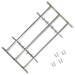 vidaXL Grille réglable de sécurité de fenêtres et 3 barres 500-650 mm - TU