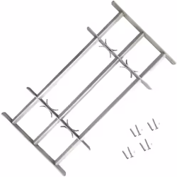 Cette grille de sécurité est fabriquée selon des normes élevées afin d'accroître la sécurité de votre maison ou de votre bure ...
