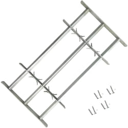 Vidaxl - Grille réglable de sécurité de fenêtres et 3 barres 700-1050 mm