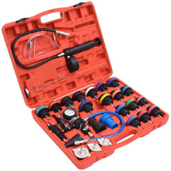 vidaXL Kit de testeur de pression du radiateur 28 pcs