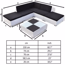 VidaXL 41264 ensemble de meubles de jardin - Vue supplémentaire 4
