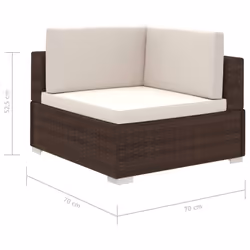 VidaXL 41270 ensemble de meubles de jardin - Vue supplémentaire 7
