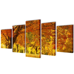 Set de toiles murales imprimées Érable 200 x 100 cm - TU