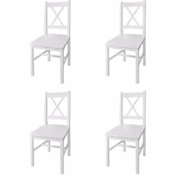 Description générale Cet ensemble de chaises de salle à manger, au design simple mais élégant, se compose de 4 chaises qui se ...