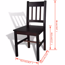 VidaXL 241517 chaise restaurant - Vue supplémentaire 5