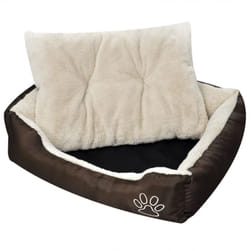 Lit chaud pour chiens avec coussin rembourré Taille s Vidaxl