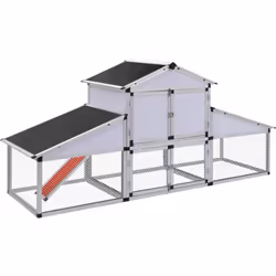 Ce poulailler pratique et spacieux offre un espace suffisant pour vos poulets et garde les prédateurs à distance. Grâce à la  ...