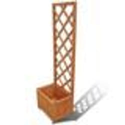vidaXL Jardinière en treillis 40 x 30 x 135 cm - TU