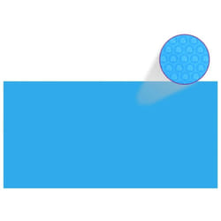 Vidaxl - Bâche de piscine rectangulaire 549 x 274 cm pe Bleu