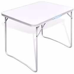 Cette table de camping pliable avec une poignée de transport pratique sera utile dans les cuisines, les terrasses, les jardin ...