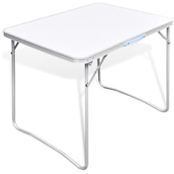 Vidaxl - Table pliable de camping avec cadre métallique 80x60 cm