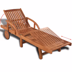 VidaXL 41446 chaise d'extérieur Linge Siège rembourré Bois d'acacia - Vue supplémentaire 3