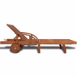 VidaXL 41446 chaise d'extérieur Linge Siège rembourré Bois d'acacia - Vue supplémentaire 4