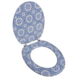 vidaXL Abattant de WC design porcelaine