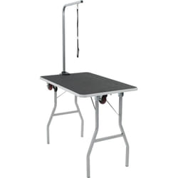 Vidaxl - Table de toilettage pour chien portable avec roulettes