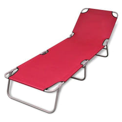 VidaXL 41479 chaise d'extérieur Linge Siège rembourré Polyester Rouge
