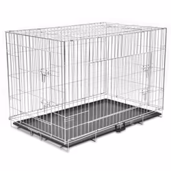 Description générale Cette cage pliable pour chiens est un outil précieux pour le dressage de votre compagnon canin. Grâce à ...