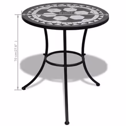 VidaXL 41532 table de jardin Noir - Vue supplémentaire 5