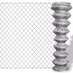 vidaXL Clôture à mailles losangées Acier galvanisé 25x0,8 m Argenté - TU