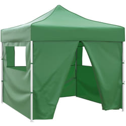 Vidaxl - Tente pliable verte 3 x 3 m avec 4 parois