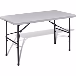 Cette table pliable au design élégant et intemporel, sera parfaite pour les pique-niques, fêtes et le camping.Avec une longue ...
