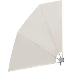 Auvent latéral pliable de balcon Crème 210 x 210 cm Vidaxl