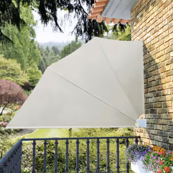 Cet auvent latéral pliable sera idéal pour créer un coin d'ombre sur une terrasse, le balcon ou dans votre jardin. Fabriqué e ...