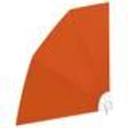 vidaXL Auvent latéral pliable de balcon Terre cuite 210 x 210 cm - TU