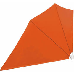 Vidaxl - Auvent latéral pliable de balcon Terre cuite 160x240 cm