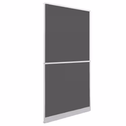 vidaXL Moustiquaire à charnière pour portes Blanc 100 x 215 cm - TU